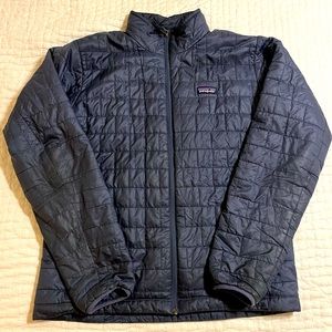 Mens Navy nano puff jacket!